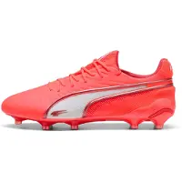 Puma KING ULTIMATE FG/AG Football Boots Unisex, Shoes, Glowing Red/White/Red Fire, 40.5