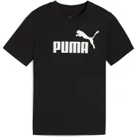 Puma T-shirt - No 1 Logo - Sort - - 8 år (128) - T-Shirt