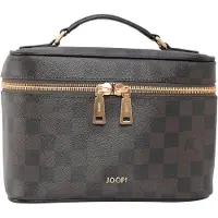 JOOP! Kosmetiktaske mørkebrun / guld / sort