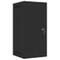 Lanberg 10" WALL-MOUNTED RACK CABINET 12U (280X310, BLACK)