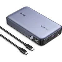 UGREEN Nexode - Powerbank - 20000 mAh - 72 Wh - 100 Watt - 6 A - PD 3.0, PD 2.0, QC 3.0, QC 2.0, Apple 2.4A, USB BC 1.2 - 3 output-stikforbindelser (USB, 2 x USB-C)