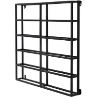 Bloomingville Magne Vinreol, Sort, Metal