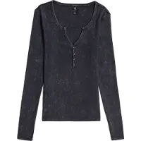 G-Star Deep Henley T-shirt Med Lange ærmer