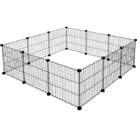 Kerbl Pet udendørs indhegning - 12 gitterelementer á B 35 x H 35 cm