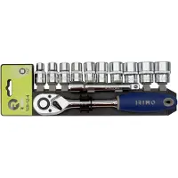 VAERK Topnøglesæt 1/2" 12 dele 10-24mm