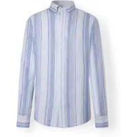 Hackett Linen Multi Stripe Skjorte Med Lange ærmer