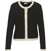 LASCANA Cardigan sort / hvid