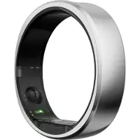 RINGCONN Smart Gen2 für Frauen und Männer - Schlaf- und Fitness Tracking Wearable - Herzfrequenz - Zukunftssilber Größe 10
