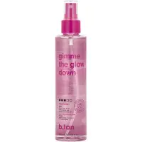 B.tan , Gimme The Glow Down, Mørk, Facial Tan Mist, Rosewater, 6,7 fl oz (190 ml)