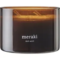 Meraki Duftlys - 340g - Dark Wood - - OneSize - Duftlys
