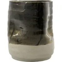 House Doctor Happy krukke 17 cm Sort