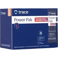 Trace Minerals Research Trace Minerals Æ, Elektrolyt Stamina PowerPak, Pomegranate Blueberry, 30 Pakker, 0,18 oz (5 g) Hver