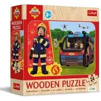 Ravensburger Træpuslespil 24 Den Fantastiske Brandmand