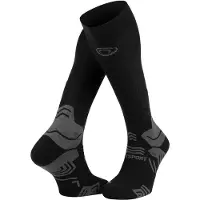 BV Sport - Trail running tøj - Trek Compression GR Noir/Gris til Unisex - Størrelse S+ - Sort