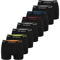 Top secret Herre boxershorts i bomuld, 8-pak, størrelse XXL