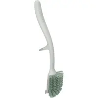 Joseph Joseph 851651 Edge Dish Brush med integreret -sink Rest Light Stonesage