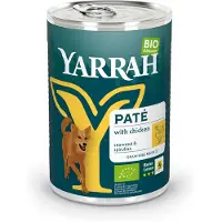 Yarrah Øko 12 dåser - Paté med øko Kylling, øko havalger & øko spirulina (12 x 400 g)