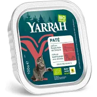 Yarrah Økonomipakke Økologisk 48 x 100 g - Pâté: Økologisk oksekød med økologisk cikorie