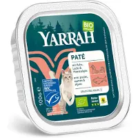 Yarrah ØKO Paté 16 x 100 g - Laks med øko-alger