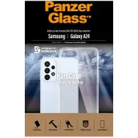 PanzerGlass HardCase - Clear Edition - bagsidecover til mobiltelefon - polykarbonat, selvhelbredende TPU - gennemsigtig - for Samsung Galaxy A24
