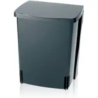 Brabantia Affaldsspand, , sort, plast, 10 ltr. - forberedt til vægmontering inkl. materialer til montering, UV-resistent