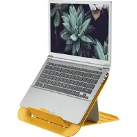 Leitz Ergo Cosy justerbar laptop stand, 80% recirkuleret plast Varm gul