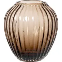Kähler Hammershøi glasvase 14 cm Valnød