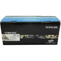 Lexmark Tonerkassette sort 6.000 sider return C780A1KG Modsvarer: N/A
