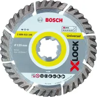 Bosch Accesorios Standard For Universal X-lock 125 Mm Diamantskæreskive 2 Enheder