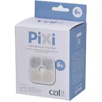 Catit PIXI Drikkefontæne i hvid eller ekstra filtre - Ekstra filter (6 stk.)
