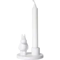 Pluto Design Mumin lysestage keramik Hvid