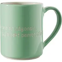 Design House Stockholm Astrid Lindgren krus, I am frecklier… grøn-svensk