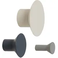 Hubsch Knop 3-pak Multi