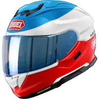 Shoei GT-Air 3 Lilt TC-10 Integralhjelm Hvid/Rød/Blå 2XL