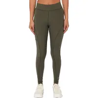 Circle - Trail running tøj dame - Get In Shape Leggings W Moss til Unisex - Størrelse S - Grøn