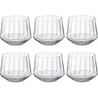 Georg Jensen Bernadotte drikkeglas lavt 25 cl 6-pak Krystallinsk