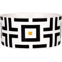 Carolina gynning DECO skål 50 cl Hvid/Sort