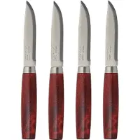 Morakniv Classic Steak Knive 4-pak Rød