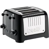 Dualit Brødrister Lite 4 Skiver Blank sort