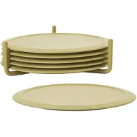 Zone Denmark Singles glasbrikker 6-pak med holder Leek Green