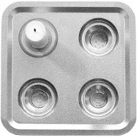Born In Sweden Stumpastaken "Fyran" Poleret aluminium