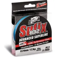 Sufix 832 Advanced Superline Flettet Fiskesnøre 450 M