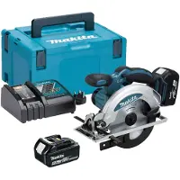 Makita rundsav 18V 165mm 2 x 5.0Ah LI-ION LI-ION VÆKSTKASSE MAKPAC DHS610RTJ