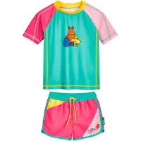 Playshoes UV-beskyttelse 'DIE MAUS Freunde' turkis / gul / pink / lyserød