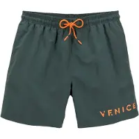 Venice beach Badeshorts basalgrå / lyseorange