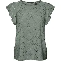 Vero Moda Bluse 'Tassa' mørkegrøn