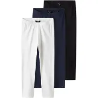 TWO SOON Leggings 'Capri' navy / sort / hvid