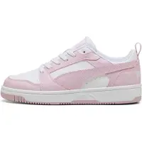 Puma Rebound V6 Low Sneakers, Shoes, White/Rose Mauve, 37