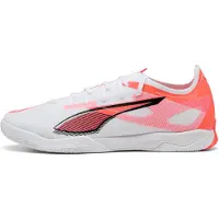 Puma ULTRA 5 MATCH IT Futsal Boots, Shoes, White/Black/Glowing Red, 48