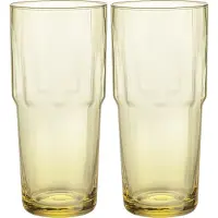 Iittala Solare drikkeglas højt 39 cl 2-pak Ildgul